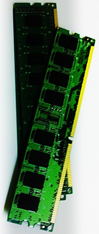 Two DIMMs of RAM stacked Milwaukee digital forensics